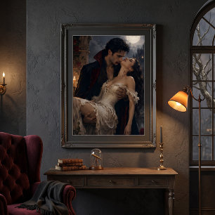Poster Romance Gótico de Vampiro - Fantasia Vampiro & Don