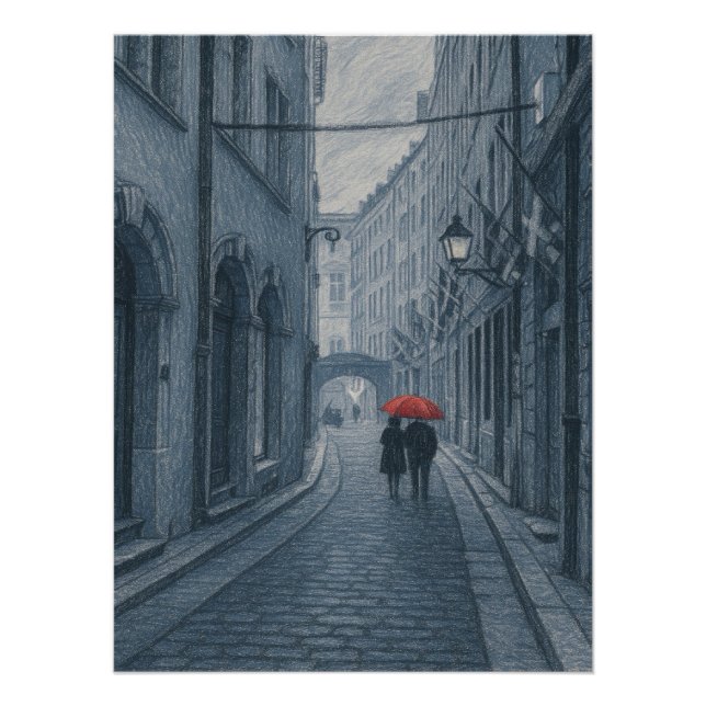 Póster Romance in Lyon (Frente)