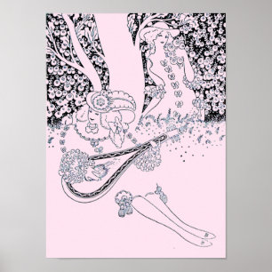 POSTER ROMANCE NO DIA DOS NAMORADOS, AMANTES ROMÂNTICOS N