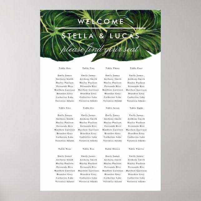 Poster Romance tropical II (Frente)