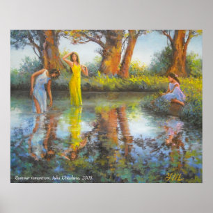 Póster Romanismo de verão.