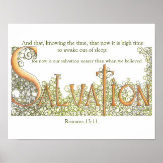 Poster Romanos 13:11 Salvação