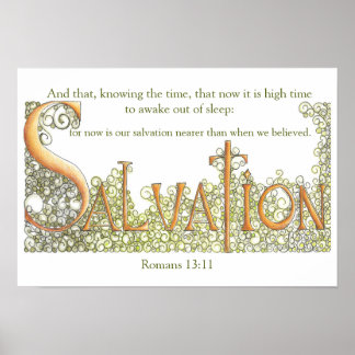 Poster Romanos 13:11 Salvação