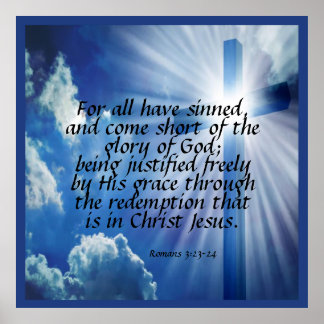 Poster Romanos 3:23-24