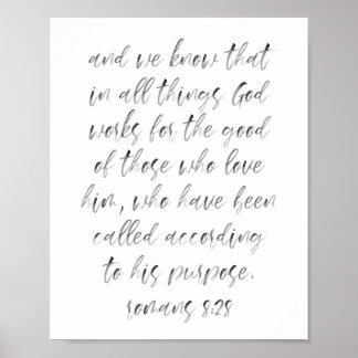 Poster Romanos 8:28