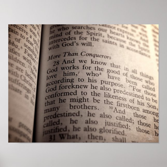 Póster Romanos 8:28 [Impressão] (Frente)