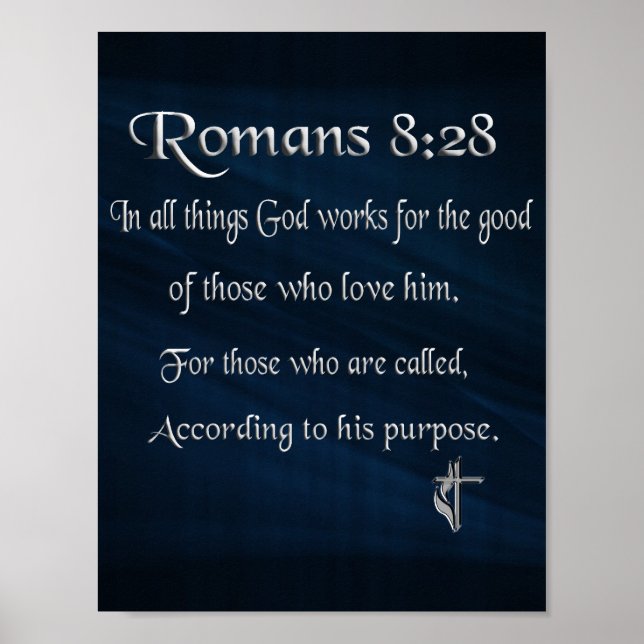 Poster romanus 8:28 (Frente)