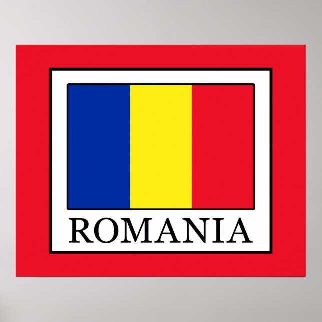 Póster Romênia (Frente)