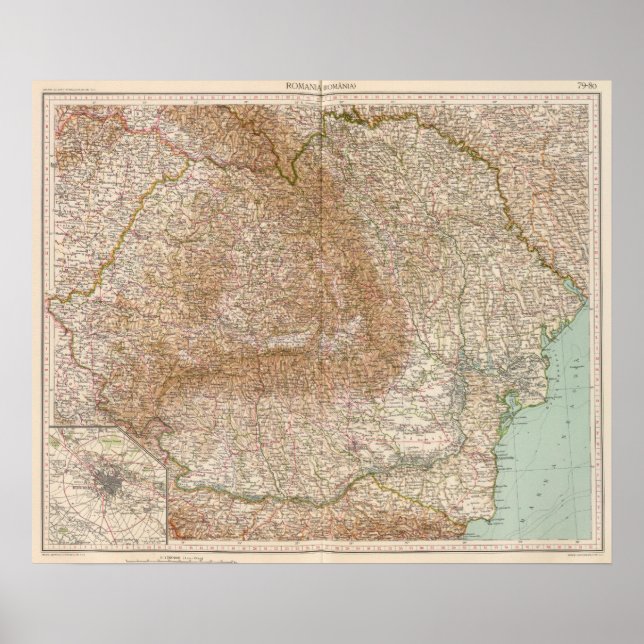 Póster Romênia 7980 (Frente)