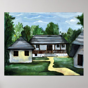Póster Romênia - Casa Russa da Transilvânia