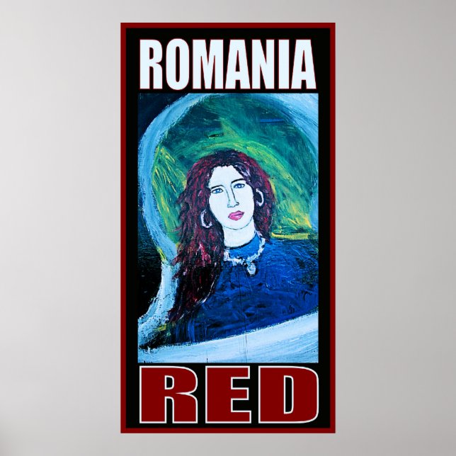 POSTER ROMÊNIA VERMELHA (Frente)