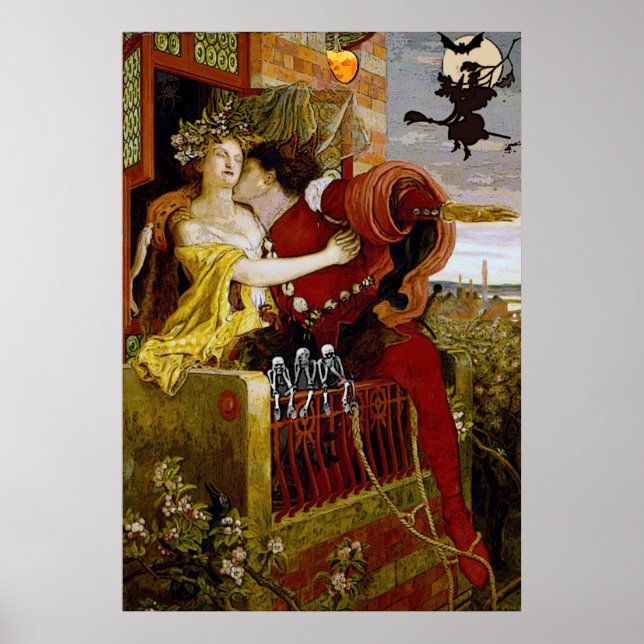 Poster Romeu e Julieta Halloween 4 (Frente)