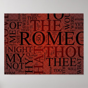 Poster Romeu e Julieta (Personalizada V2 - 13" x 10")