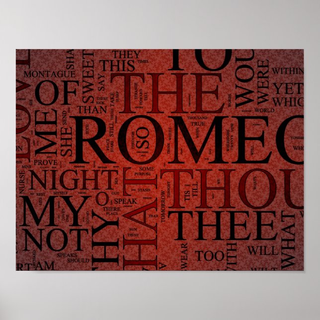 Poster Romeu e Julieta (Personalizada V2 - 13" x 10") (Frente)