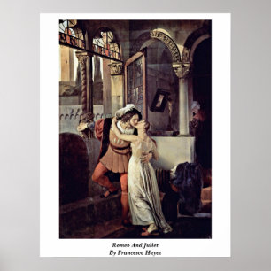 Póster Romeu E Julieta Por Francesco Hayez