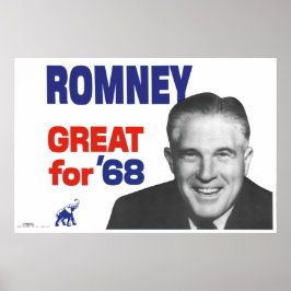 Póster Romney—Excelente para 68