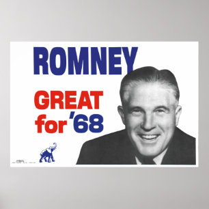Póster Romney--Excelente para 68