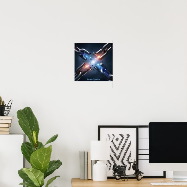 Poster Rompendo as Correntes – Cadeia de Poder Explosiva (Escritório em casa)