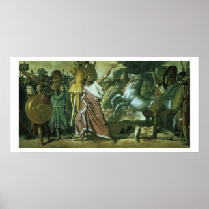 Póster Romulus, conquistador de Acron, tomando seu