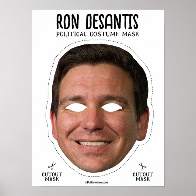 Poster Ron Desantis Costume Mask (Frente)