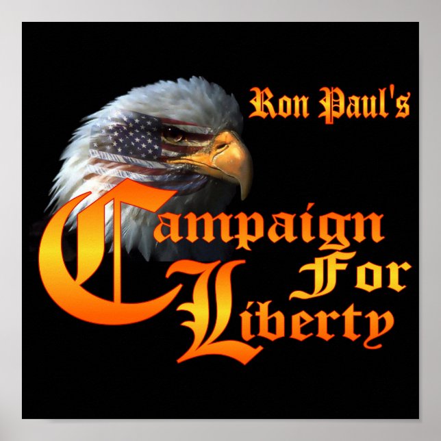 Póster Ron Paul Campaign for Liberty Eagle EYE (Frente)