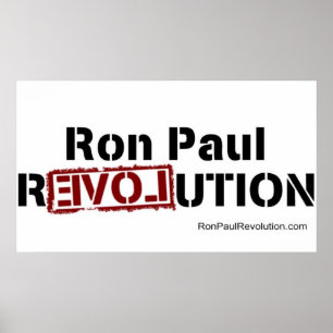 Póster Ron Paul Revolution