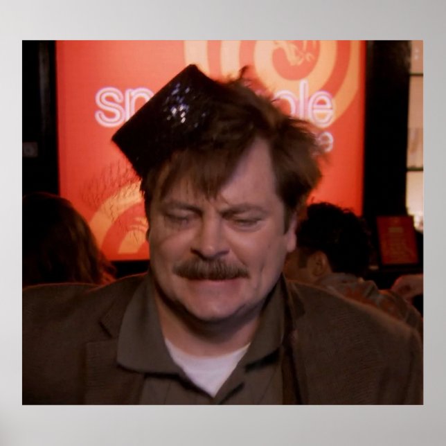 Poster Ron Swanson Dancing (Frente)