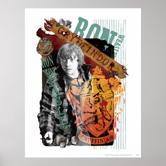 Poster Ron Weasley Collage 1 (Frente)