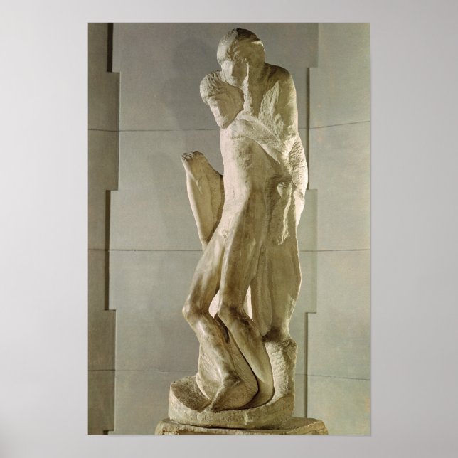 Póster Rondanini Pieta, 1564 (Frente)