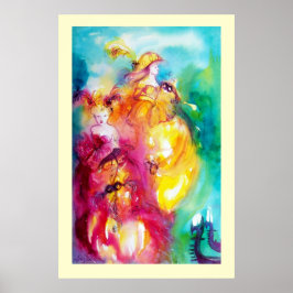 Póster RONDÓ NA LAGUNA / Máscara Veneziana Senhoras