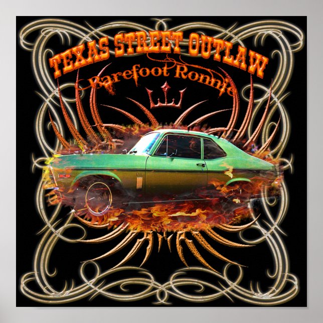 Poster "Ronnie Pés Descalços" 71 Verde Yenko Nova (Frente)