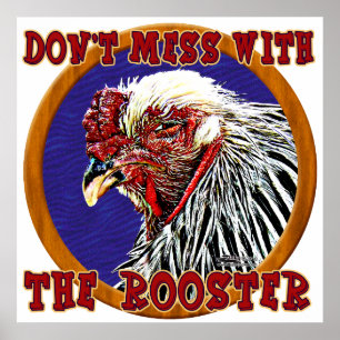 Poster Rooster Antigo