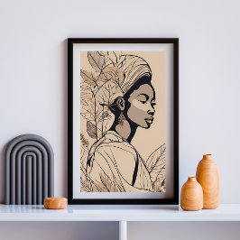 Poster Rooted in Gold