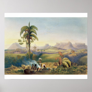 Póster Roraima, uma escala notável de montanhas do