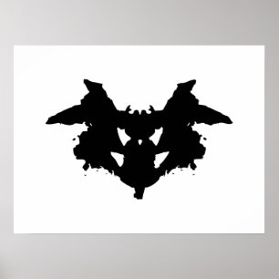 Poster Rorschach Inkblot