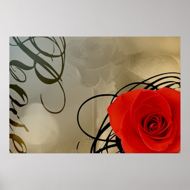 Póster Rosa (Frente)