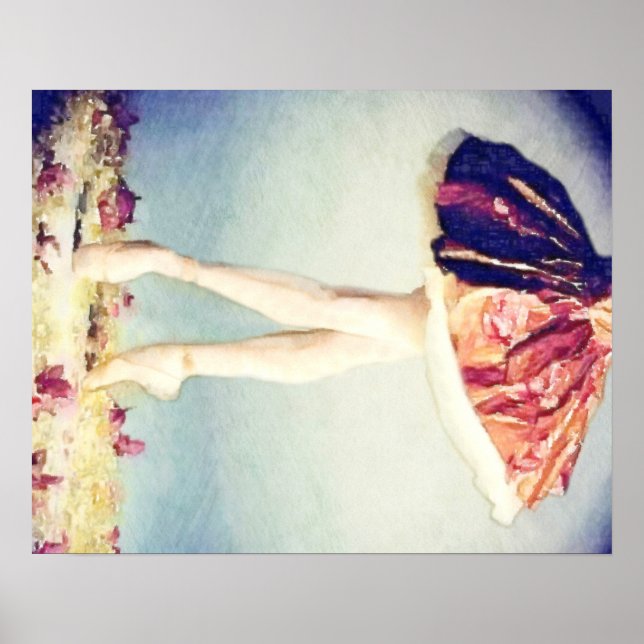 Póster Rosa Ballerina (Frente)