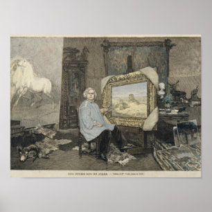 Póster Rosa Bonheur em seu estúdio