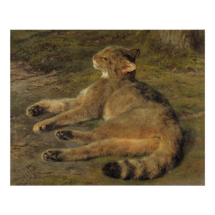 Póster Rosa Bonheur Wild cat 1850