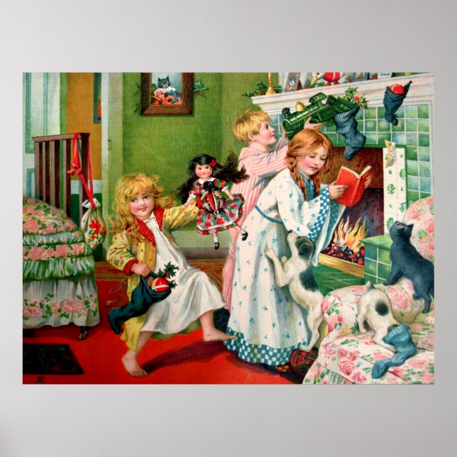 Póster Rosa C. Petherick: Compra de Natal (Frente)