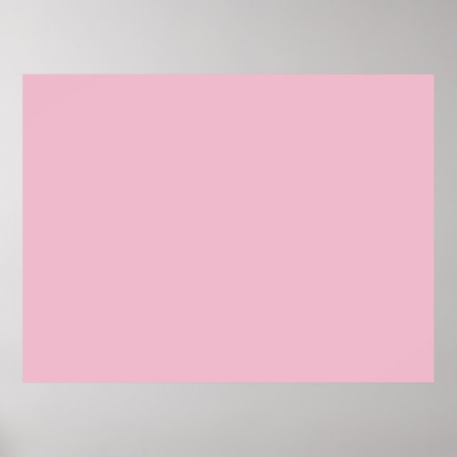 Poster Rosa cameo (cor sólida) (Frente)