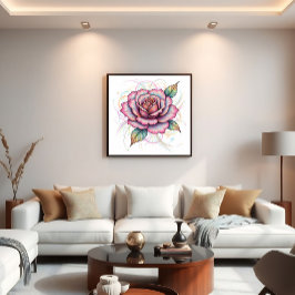 Poster Rosa Cósmica