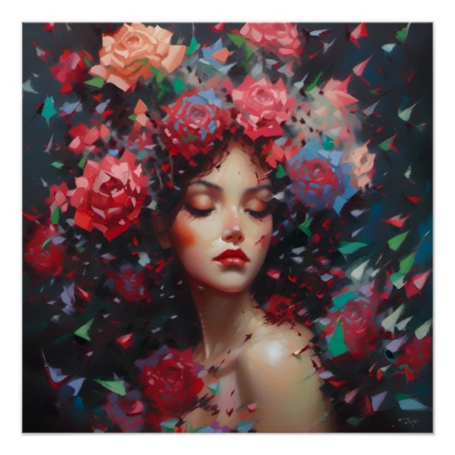 Póster Rosa de Baccara (Frente)