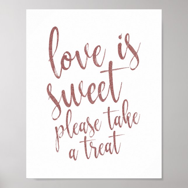 Poster Rosa de Calçado de dança - Sinal de casamento 8x10 (Frente)