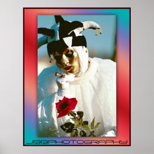 Poster rosa de carnaval