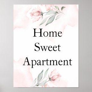 Poster rosa de Seletor de Cor de Água Espelhada Cor-de-Co