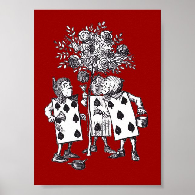 Poster Rosa de Wonderland (Frente)