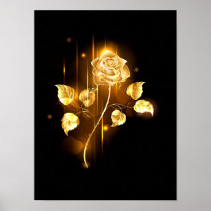 Poster rosa do ouro ( rosa dourado )
