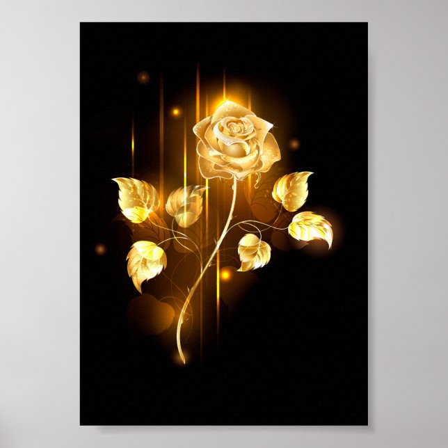Poster rosa do ouro ( rosa dourado ) (Frente)