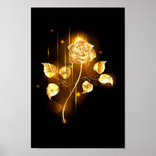 Poster rosa do ouro ( rosa dourado )